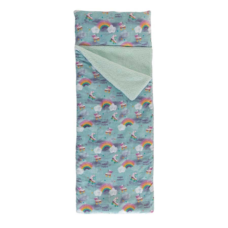 Υπνόσακος Παιδικός (60x130) Με Μαξιλάρι Flannel και Sherpa (Προβατάκι) Palamaiki WAB102