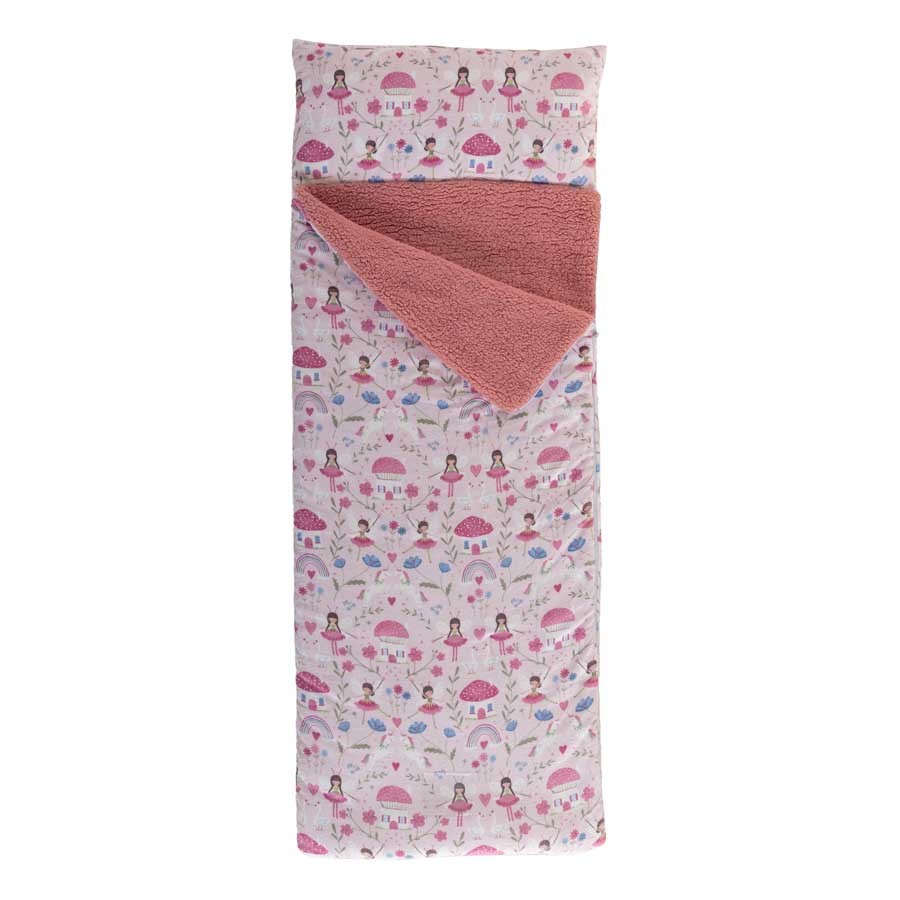 Υπνόσακος Παιδικός (60x130) Με Μαξιλάρι Flannel και Sherpa (Προβατάκι) Palamaiki WAB103