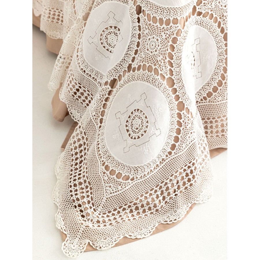 Κουβέρτα Υπέρδιπλη (240x275) Xειροποίητη Πλεκτή Palamaiki kate