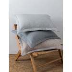 Μαξιλαροθήκες Ζεύγος (50x70) Ανάγλυφες Matelasse Palamaiki Zoe silver