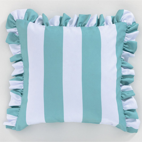 Διακοσμητική Μαξιλαροθήκη (50x50) με Βολάν Palamaiki City Life AS128