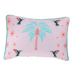 Διακοσμητική Μαξιλαροθήκη (40x60) Τυπωτή με Λουλούδια Palamaiki Flower AS122