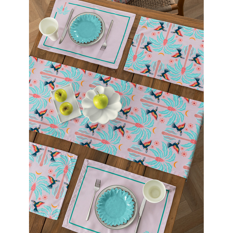 Σετ Σουπλά 2 τεμαχίων (33x48) με λουλούδια Palamaiki Flower PLA105