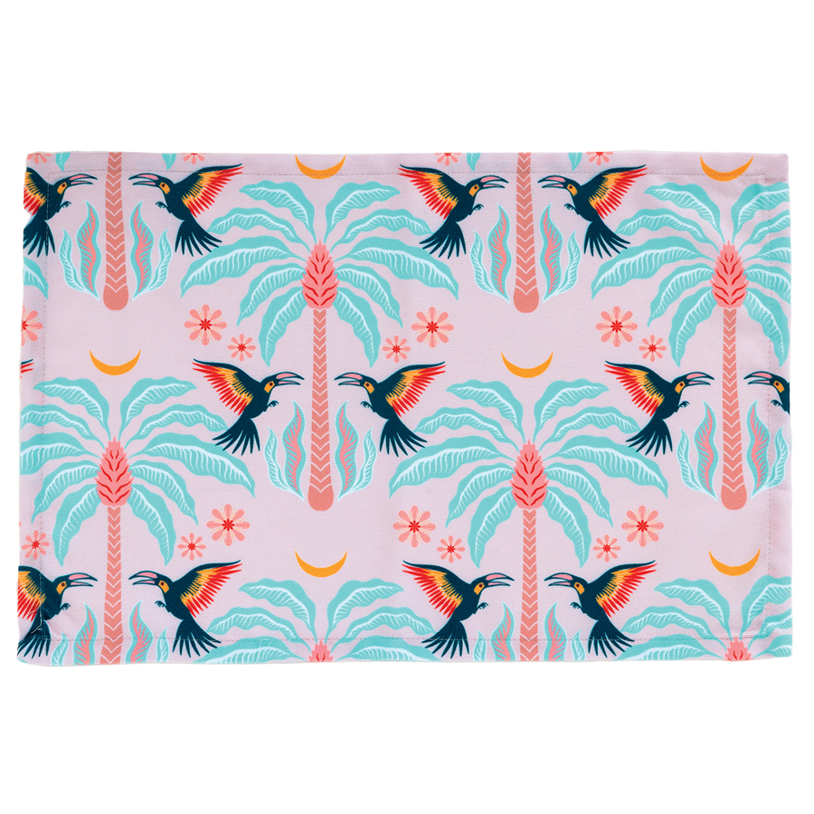 Σετ Σουπλά 2 τεμαχίων (33x48) με λουλούδια Palamaiki Flower PLA105