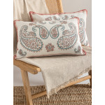 Διακοσμητική Μαξιλαροθήκη (40x60) Τυπωτή με λαχούρια Palamaiki MH200