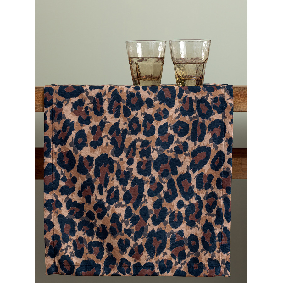 Τραβέρσα Τραπεζιού - Runner (40x150) με Animal Print Palamaiki Tiger RUN101