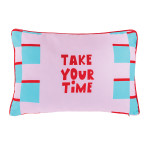 Διακοσμητική Μαξιλαροθήκη (40x60) Τυπωτή με γεωμετρικά σχέδια Palamaiki Time AS124