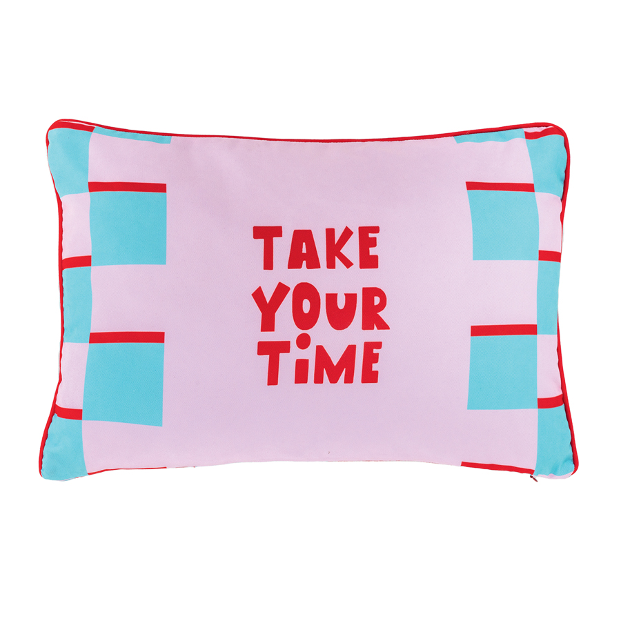 Διακοσμητική Μαξιλαροθήκη (40x60) Τυπωτή με γεωμετρικά σχέδια Palamaiki Time AS124