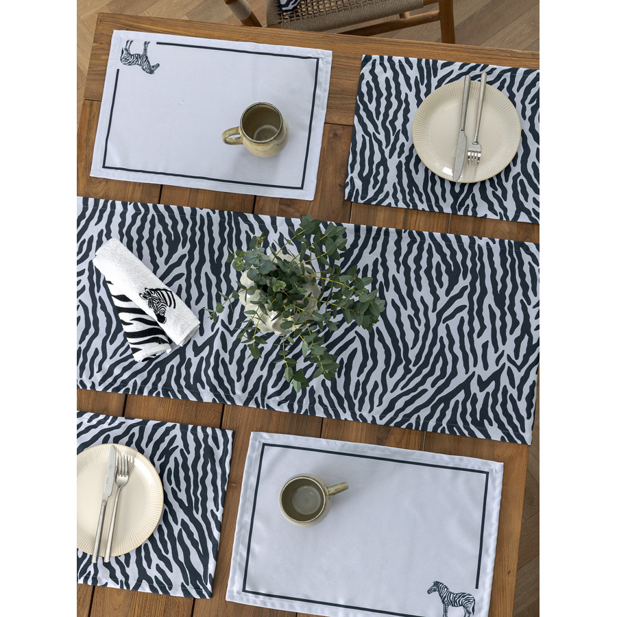 Σετ Σουπλά 2 τεμαχίων (33x48) Palamaiki Zebra PLA100