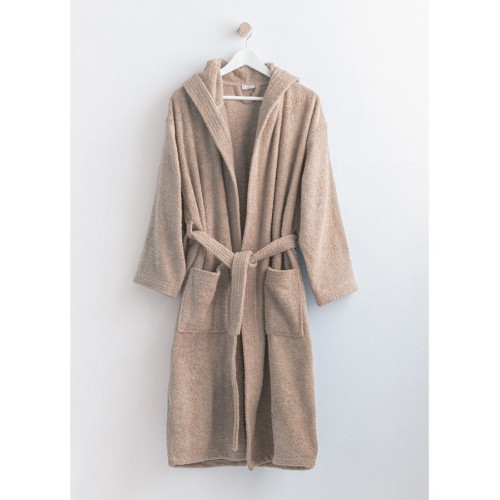 Μπουρνούζι (Medium) με Κουκούλα Palamaiki Classic Beige