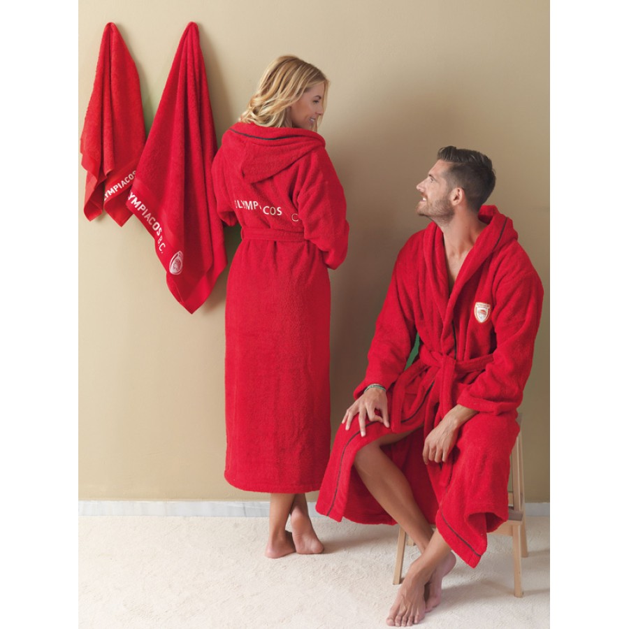 Μπουρνούζι (Medium) με Κουκούλα Ολυμπιακός Palamaiki Olympiacos 1925 Adults