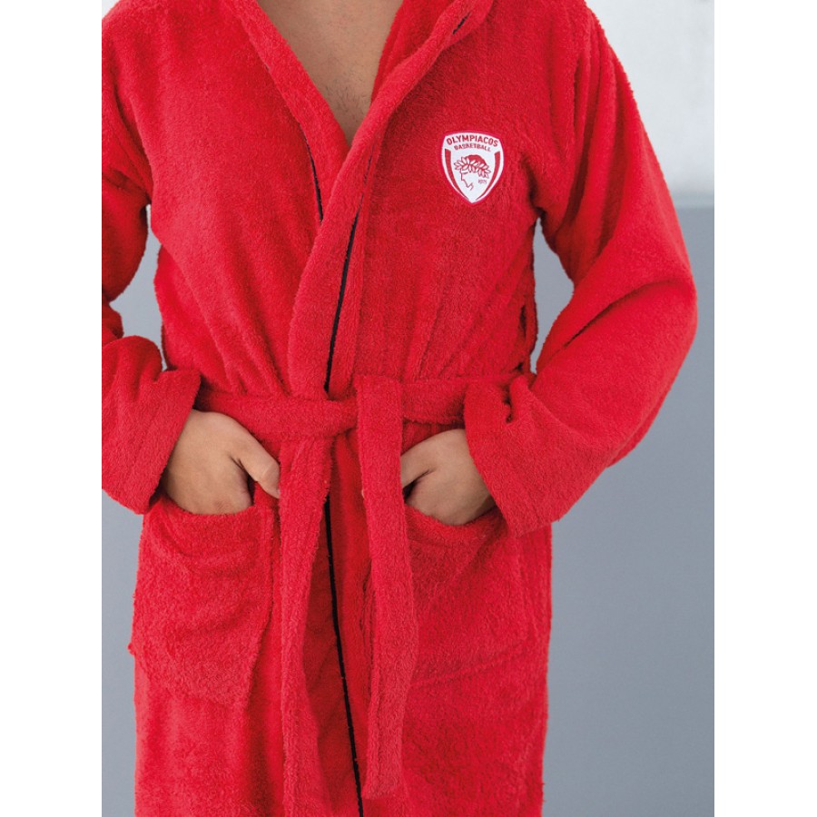 Μπουρνούζι (Medium) με Κουκούλα Ολυμπιακός Palamaiki Olympiacos 1925 Adults