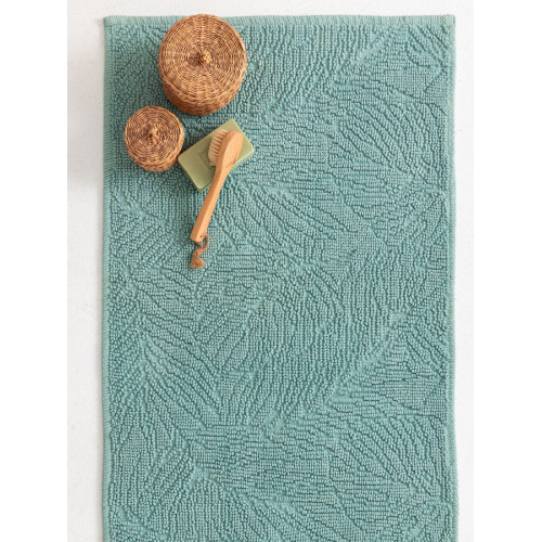 Πατάκι Μπάνιου (50x80) Βαμβακερό Palamaiki City Life Nuba Blue