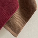 Σετ Πετσέτες 3 τεμ (Χειρός|Προσώπου|Λουτρού) Βαμβακερές 600 γραμ/τμ Palamaiki Roke Moka