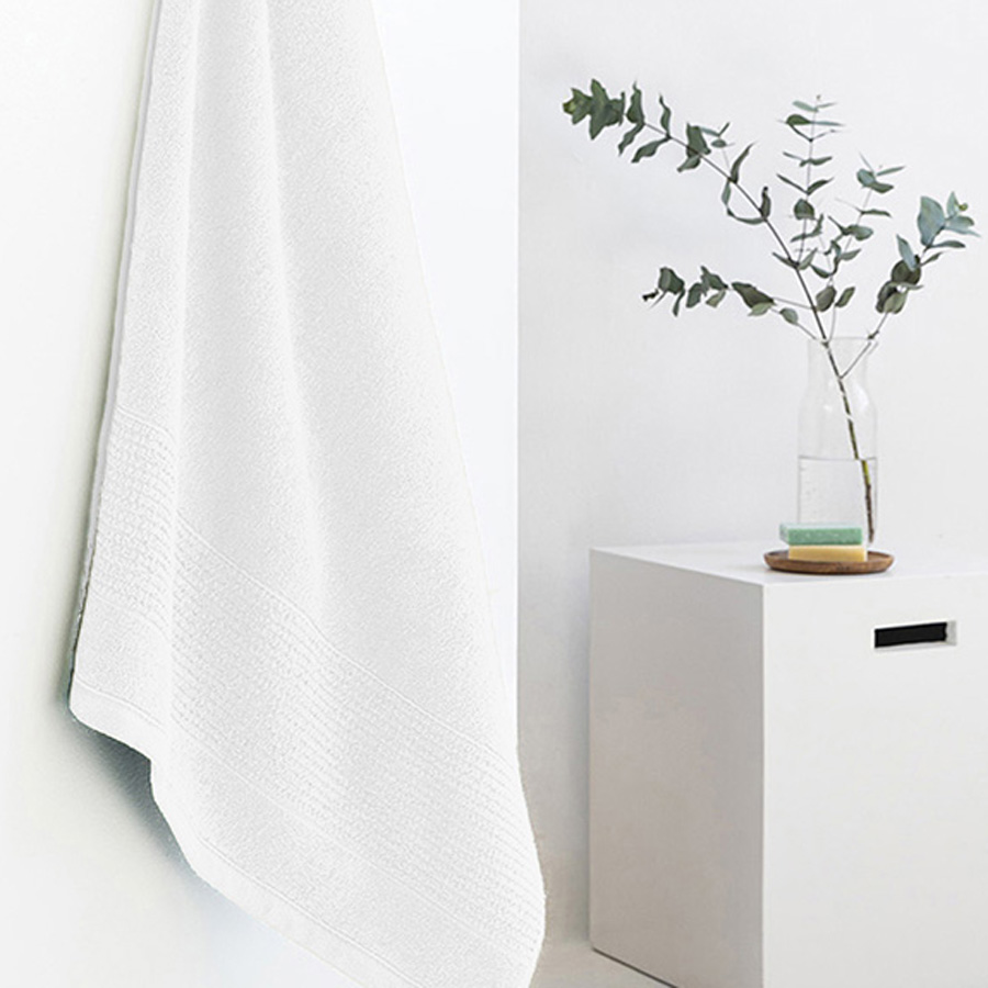 Πετσέτα Χεριών (30x50) Βαμβακερή 600 γραμ/τμ Palamaiki Roke White