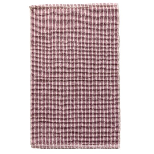 Ταπέτο - Πατάκι Μπάνιου (50x80) Χειροποίητο Βαμβακερό Palamaiki Stik mauve