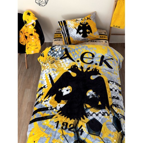 Κουβέρτα Μονή (160x220) Fleece Palamaiki Aek DG