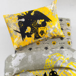 Μαξιλαροθήκες Ζεύγος (52x72) Βαμβακερές 144 κλωστές Palamaiki Aek 1924 AEK9