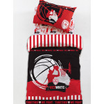 Σετ Σεντόνια Μονά (170x260) Με Λάστιχο Βαμβακερά 144 κλωστές Palamaiki Olympiacos BC9