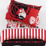 Μαξιλαροθήκες Ζεύγος (52x72) Βαμβακερές 144 κλωστές Palamaiki Olympiacos BC9