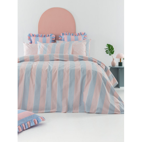 Σετ Σεντόνια Μονά (170x260) με Λάστιχο Βαμβακερά Palamaiki City Life CL200