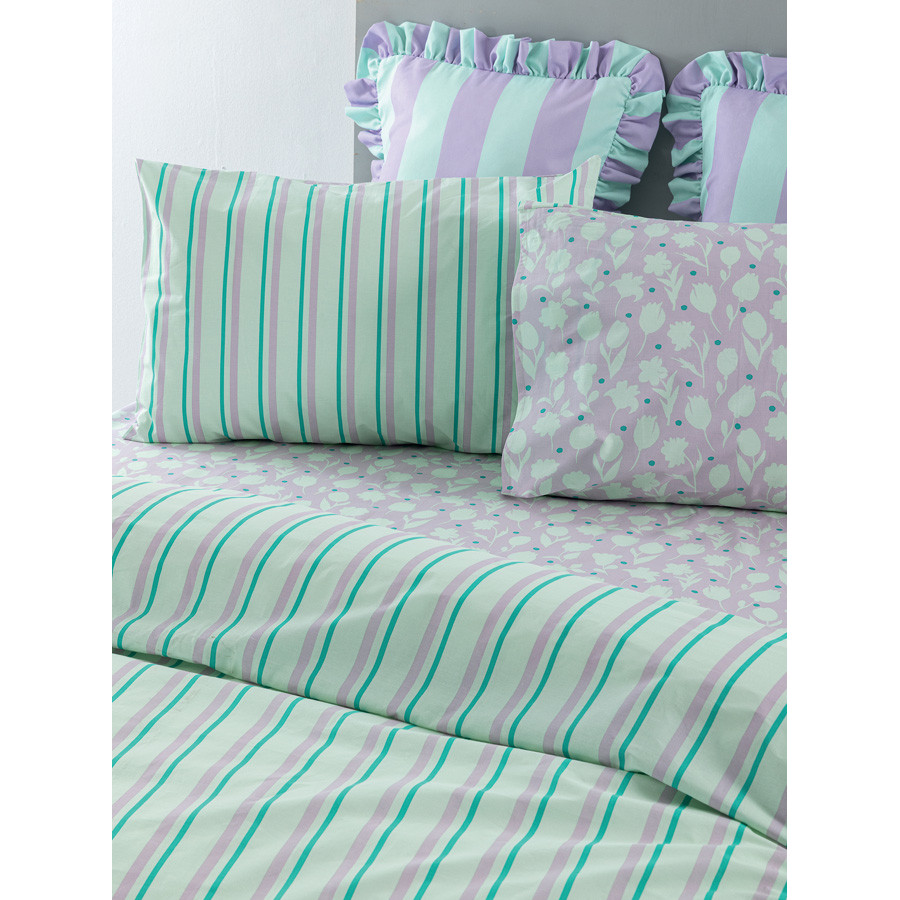 Σετ Σεντόνια Διπλά (200x260) Βαμβακερά Palamaiki City Life CL203