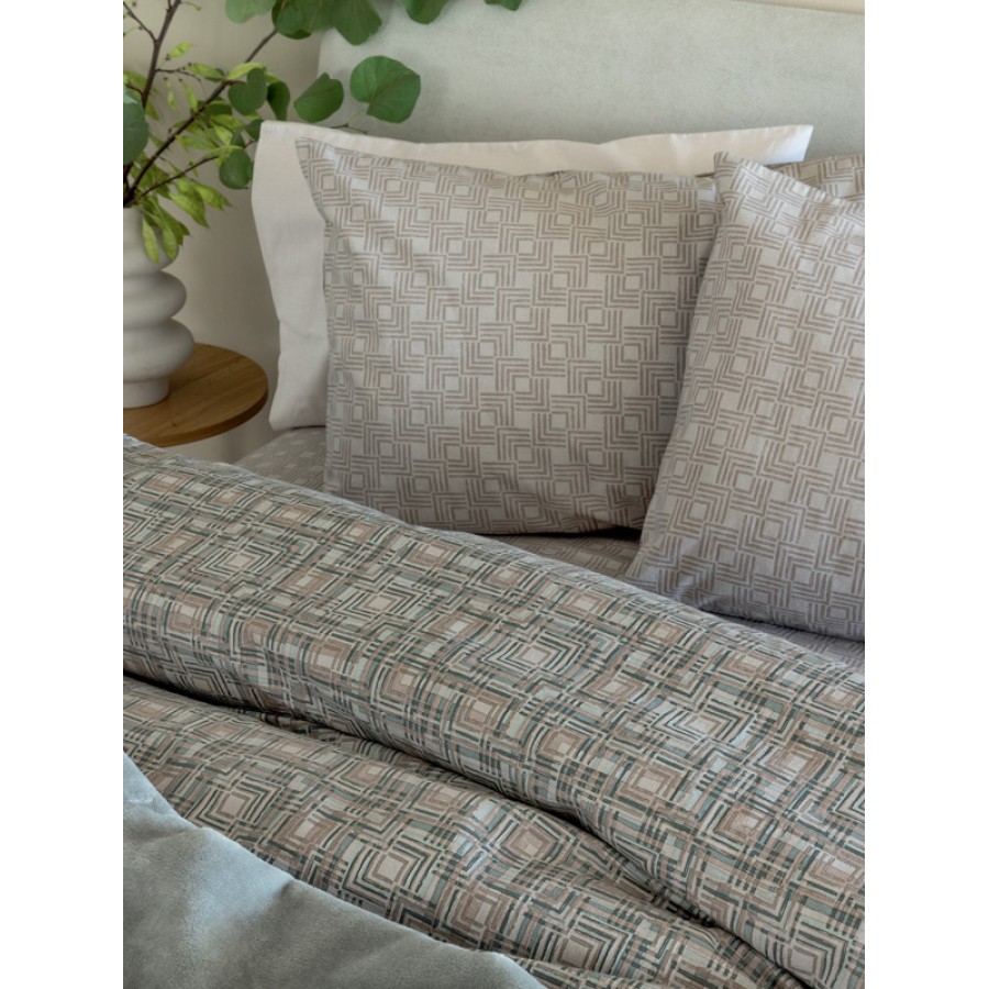 Σετ Σεντόνια Φανελένια Υπέρδιπλα (240x265) Palamaiki Flannel Beauty FB0228