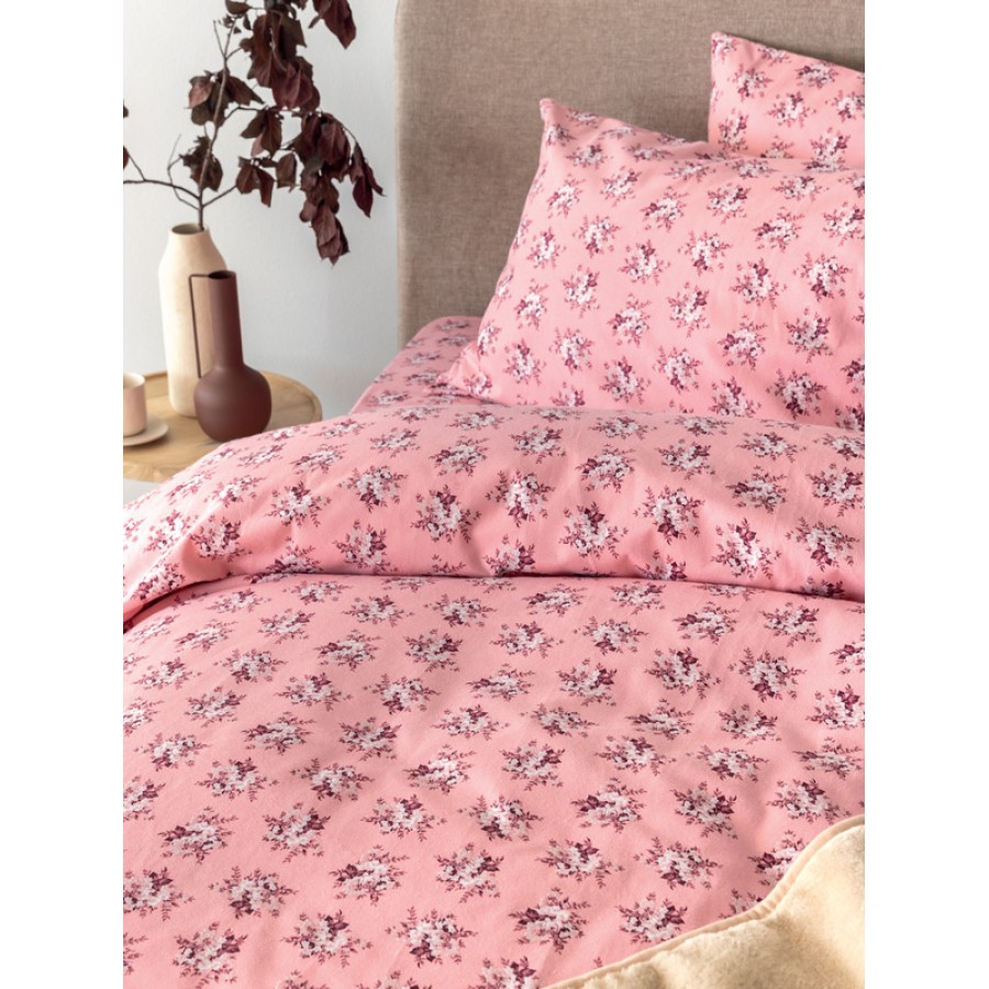 Σετ Σεντόνια Φανελένια Υπέρδιπλα (240x265) Palamaiki Flannel Beauty FB0231