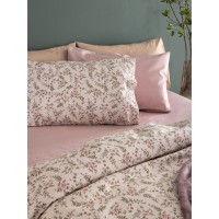 Σετ Σεντόνια Φανελένια Υπέρδιπλα (240x265) Με Λάστιχο Palamaiki Flannel Beauty FB0234