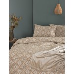 Σετ Σεντόνια Φανελένια Υπέρδιπλα (240x265) Palamaiki Flannel Beauty FB0238