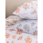 Μαξιλαροθήκες 2 τεμάχια (52x72) Βαμβακερές Palamaiki FL6295 φλοράλ