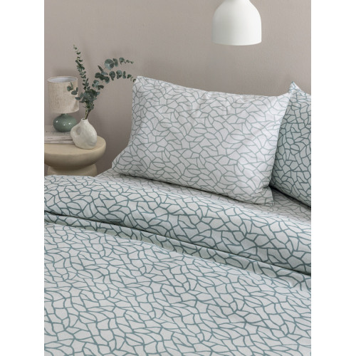 Σετ Σεντόνια Μονά (170x260) Με Λάστιχο Βαμβακερά Palamaiki FL6296