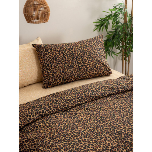 Σετ Σεντόνια Διπλά (200x265) Βαμβακερά Palamaiki FL6299 animal print