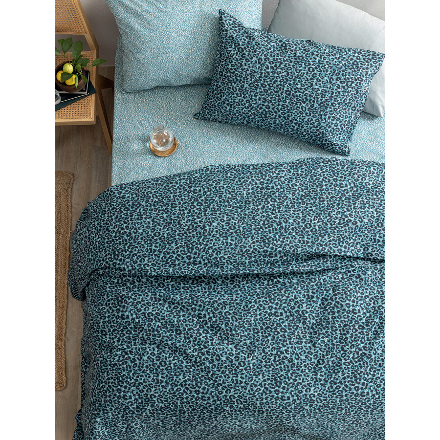 Σετ Σεντόνια Μονά (170x265) Βαμβακερά Palamaiki FL6300 animal print