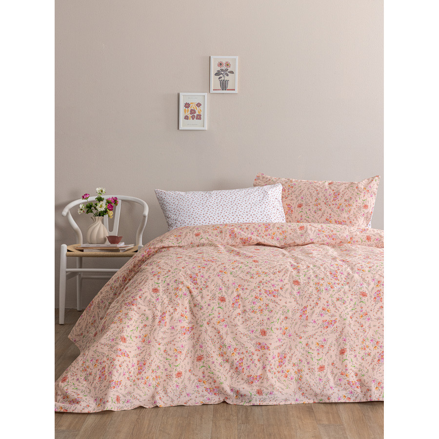 Σετ Σεντόνια Διπλά (200x265) Βαμβακερά Palamaiki FL6303 φλοράλ