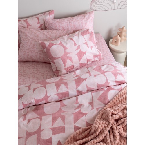 Σετ Παπλωματοθήκη Υπέρδιπλη (240x250) με Μαξιλαροθήκες Palamaiki Fashion Life FL6289