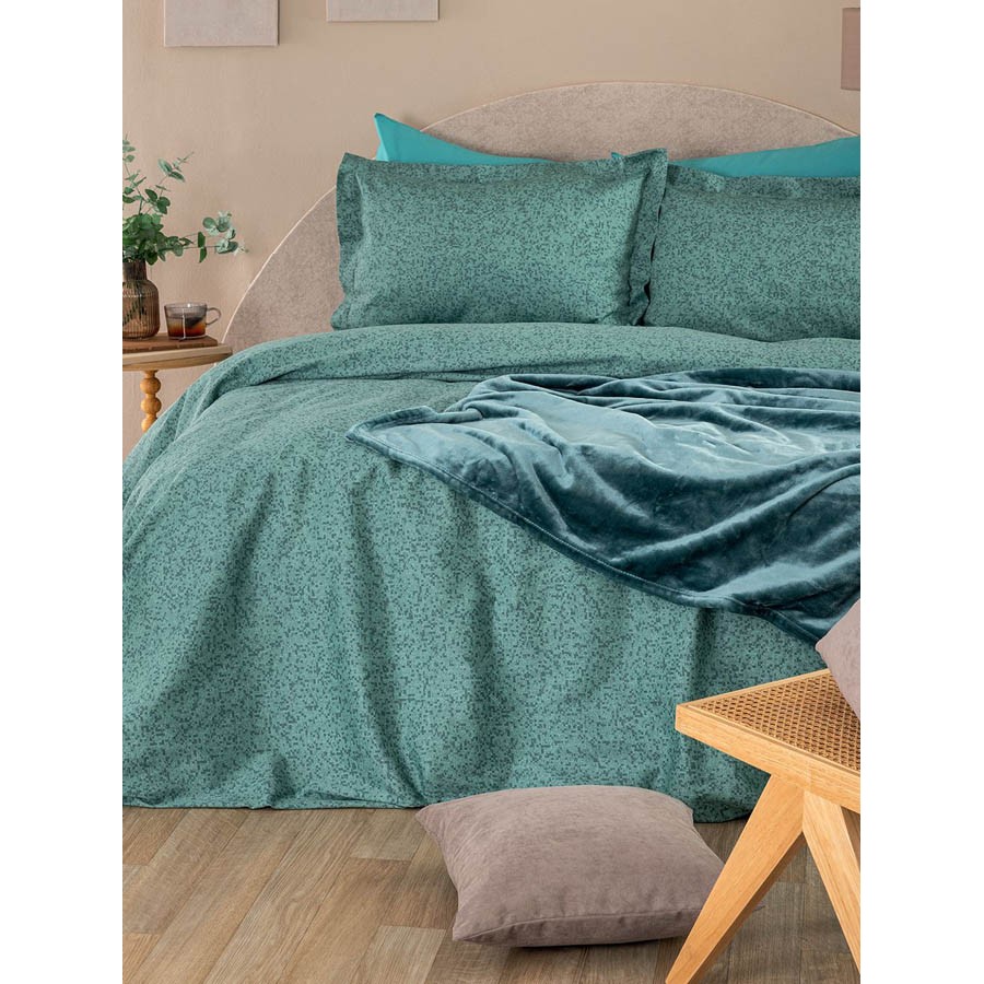 Σετ Σεντόνια Σούπερ Υπέρδιπλα (King Size) (240x270) Βαμβακοσατέν 200 Kλωστών Palamaiki Ivy IS810