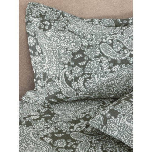 Μαξιλαροθήκες Ζεύγος (52x72+5 Oxford) Βαμβακοσατέν 200 Kλωστών Palamaiki Ivy IS811