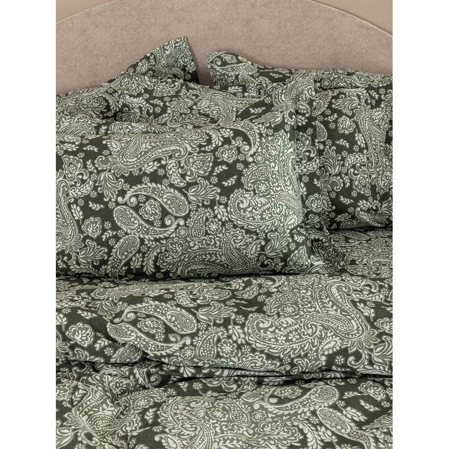 Σετ Παπλωματοθήκη Υπέρδιπλη (230x250) Βαμβακοσατέν 200 Kλωστών Palamaiki Ivy IS811