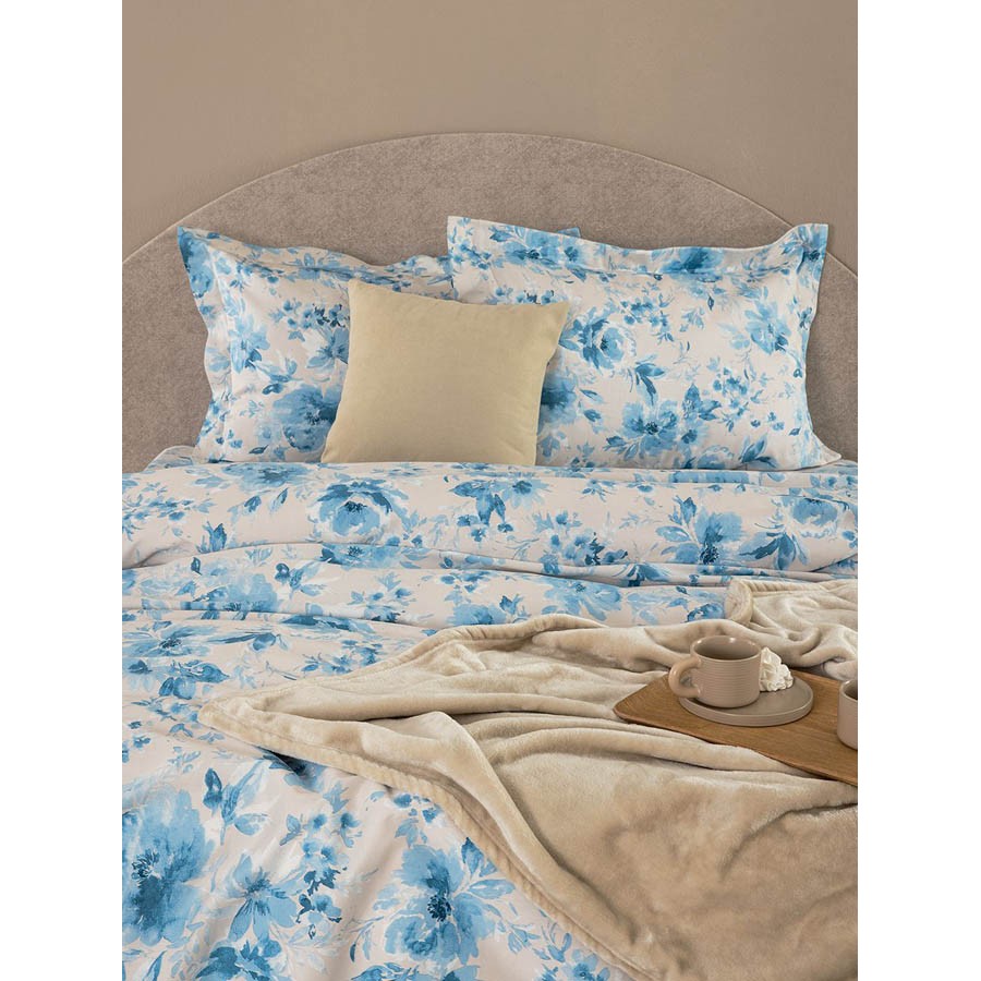 Σετ Σεντόνια Υπέρδιπλα (240x270) Βαμβακοσατέν 200 Kλωστών Palamaiki Ivy IS812