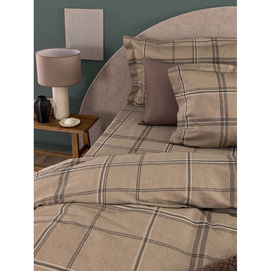 Σετ Σεντόνια Υπέρδιπλα (240x270) Βαμβακοσατέν 200 Kλωστών Palamaiki Ivy IS814