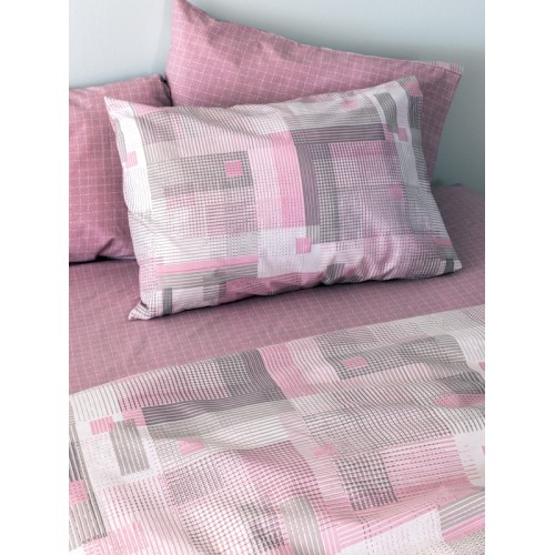 Σετ Παπλωματοθήκη Σούπερ Υπέρδιπλη (240x250) με Μαξιλαροθήκες Palamaiki Fashion Life FL6252