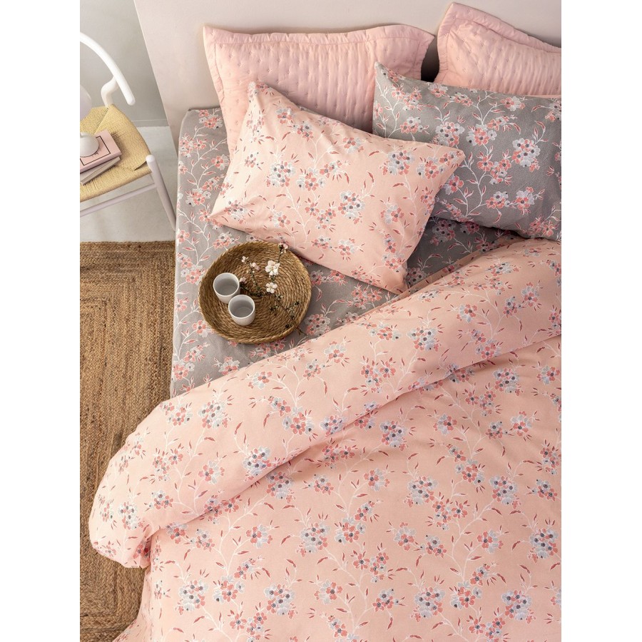 Σετ Σεντόνια Μονά (170x260) με λάστιχο Βαμβακερά Palamaiki FL6261