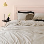 Σετ Σεντόνια Υπέρδιπλα (250x270) Ίνες Bamboo 300 κλωστών Palamaiki Nature Beige