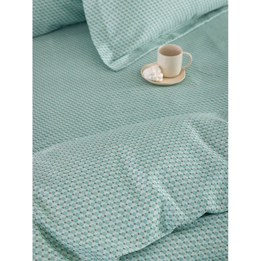 Σετ Παπλωματοθήκη Υπέρδιπλη (230x250) Βαμβακοσατέν 300 Κλωστών Palamaiki PAL704