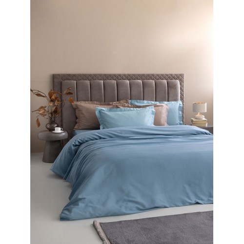 Σετ Παπλωματοθήκη Υπέρδιπλη (230x250) Βαμβακοσατέν 300 Κλωστών Palamaiki Posh Sateen Denim