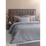 Σετ Παπλωματοθήκη Υπέρδιπλη (230x250) Βαμβακοσατέν 300 Κλωστών Palamaiki Posh Sateen Grey