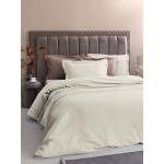 Σετ Σεντόνια Υπέρδιπλα (240x270) Βαμβακοσατέν 300 Κλωστών Μονόχρωμα Palamaiki Posh Sateen Ivory