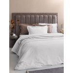 Σεντόνι Μεμονωμένο King Size (285x270) Βαμβακοσατέν 300 Κλωστων Palamaiki Posh Sateen White