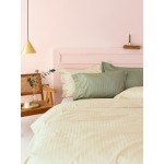 Σεντόνι Μεμονωμένο Υπέρδιπλο(240x270) Βαμβακοσατέν 300 Κλωστών Μονόχρωμο Palamaiki Sateen Riga Cream